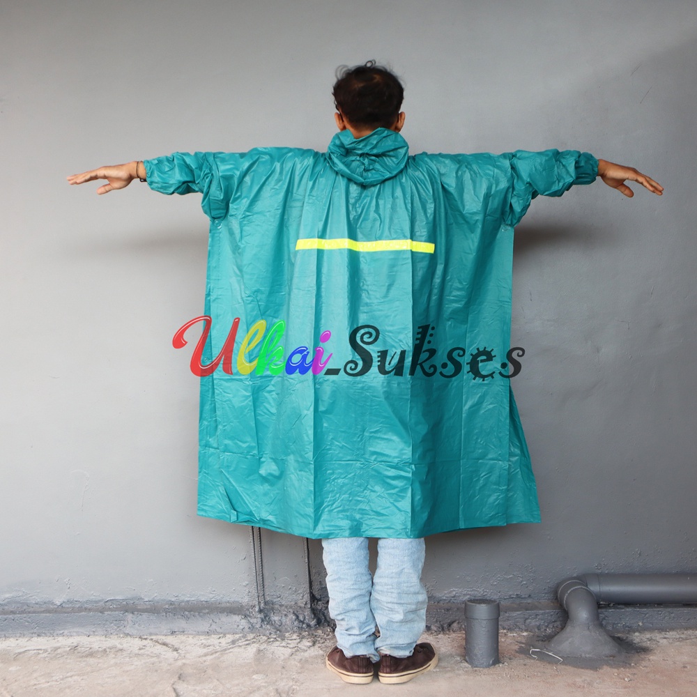 Jas Hujan Ponco Lengan Raincoat Poncho Satria Mantel Hujan Anti Tembus dan Bau Murah