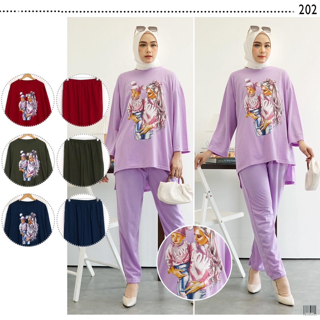 GR ONESET STELAN CELANA JUMBO OVERSIZE BABY MOM SR202