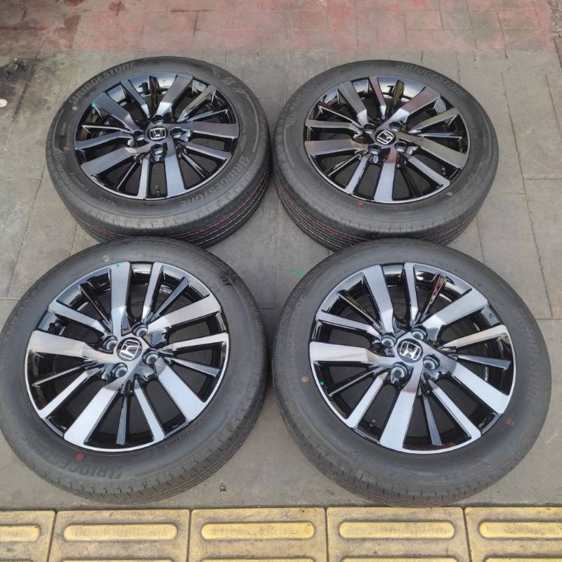 velg copotan honda city hatchback ring 16 pcd 4x100 ban masih bintik