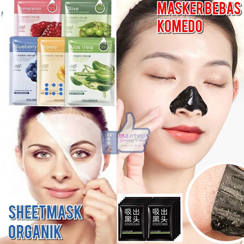 Masker Komedo Masker Peel Off Black Mask Mengecilkan Pori-pori