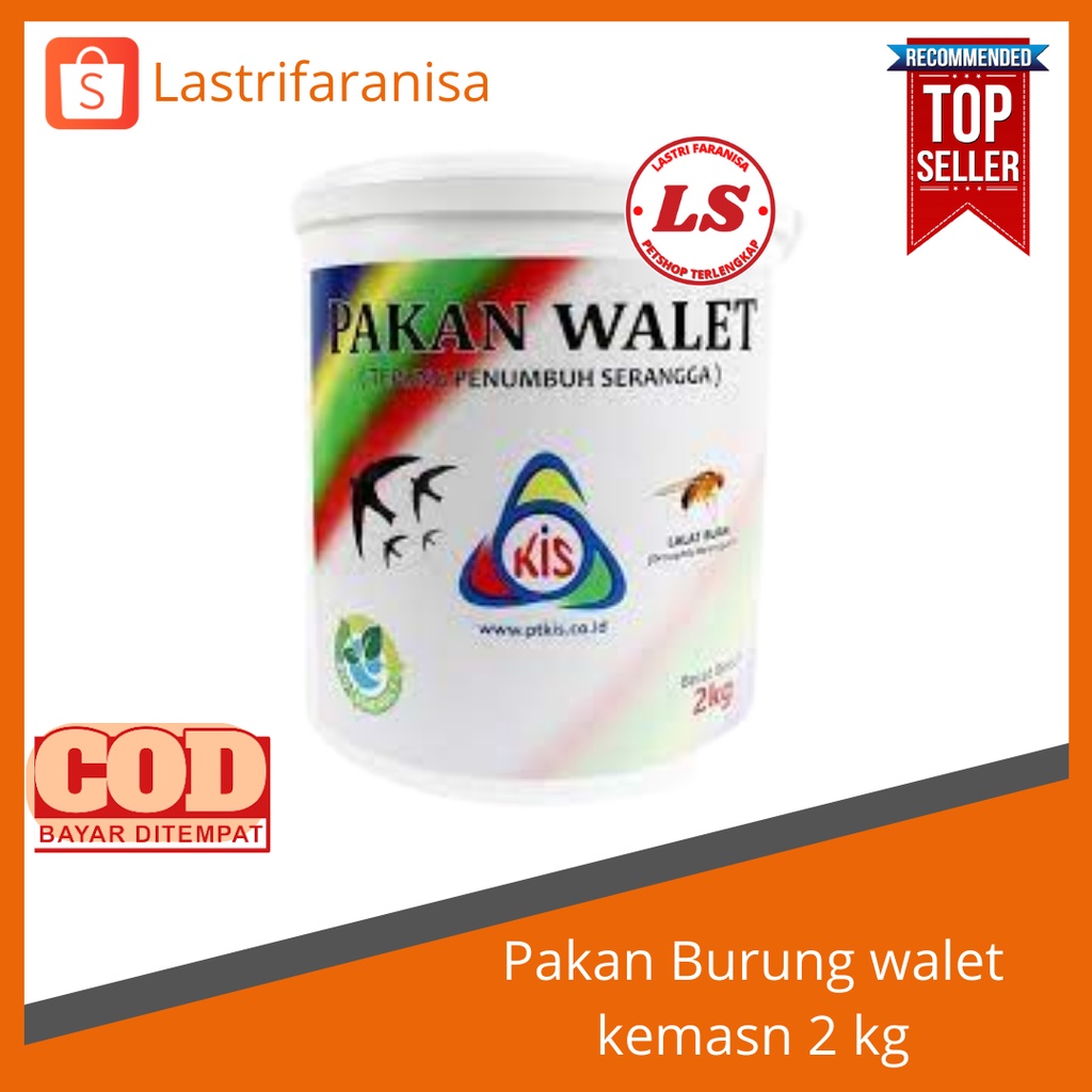 PAKAN WALET KIS 2 KG Pakan Walet Mandala Pakan Walet Upin Makanan Walet Pakan Burung Walet Pakan Bur