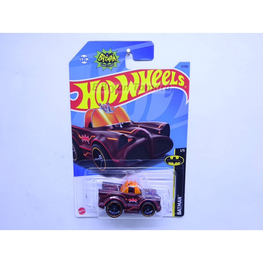 Hot Wheels Classic TV Series Batmobile Hitam Orange