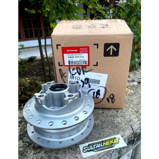 Tromol belakang supra X 125 DD double disc original honda ahm tromol supra dd