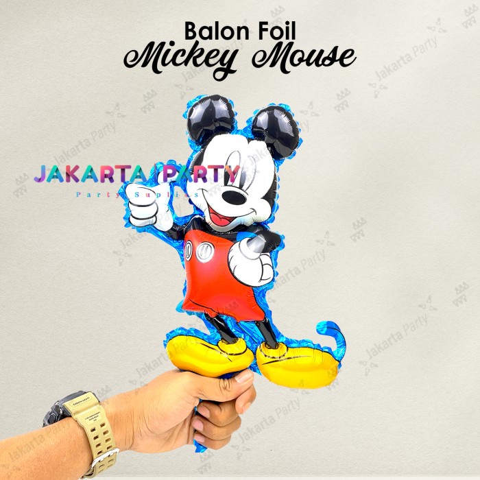 Balon Foil Mickey Mouse Mini #2 / Balon Foil Karakter Mickey