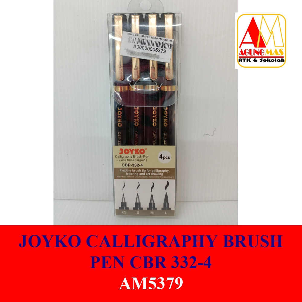 

JOYKO CALLIGRAPHY BRUSH PEN CBR 332-4