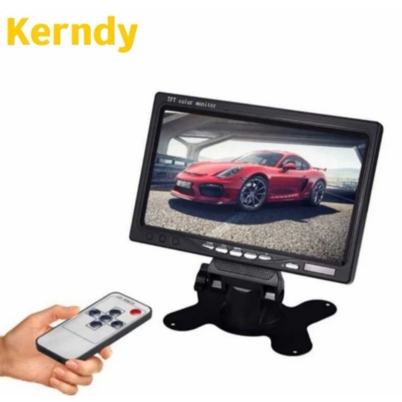 kerndy Layar Monitor Mobil TFT LCD 7 Inch