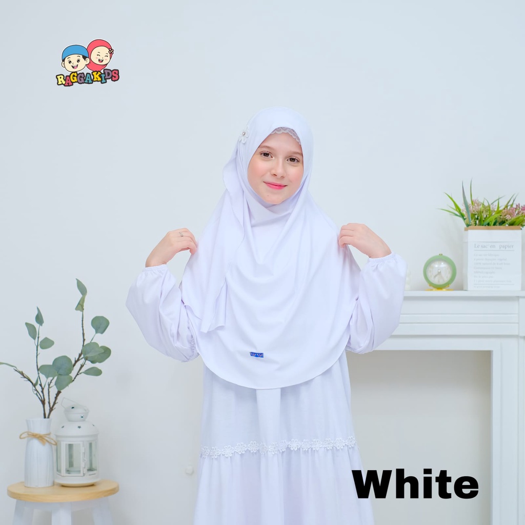 Zaara Hijab Raggakids size XL Jilbab remaja - dewasa | Jilbab instant remaja | Jilbab sekolah raggakids