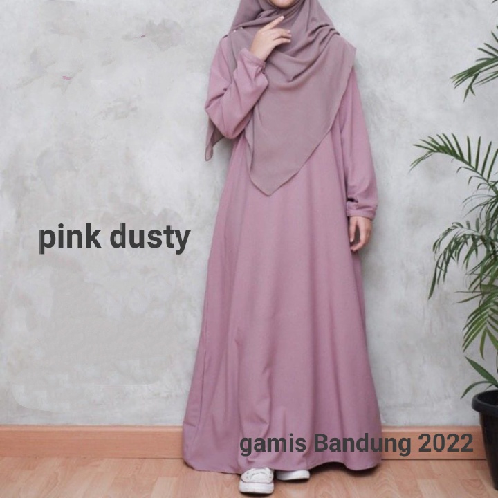 Abaya Lengan Karet Abaya Polos