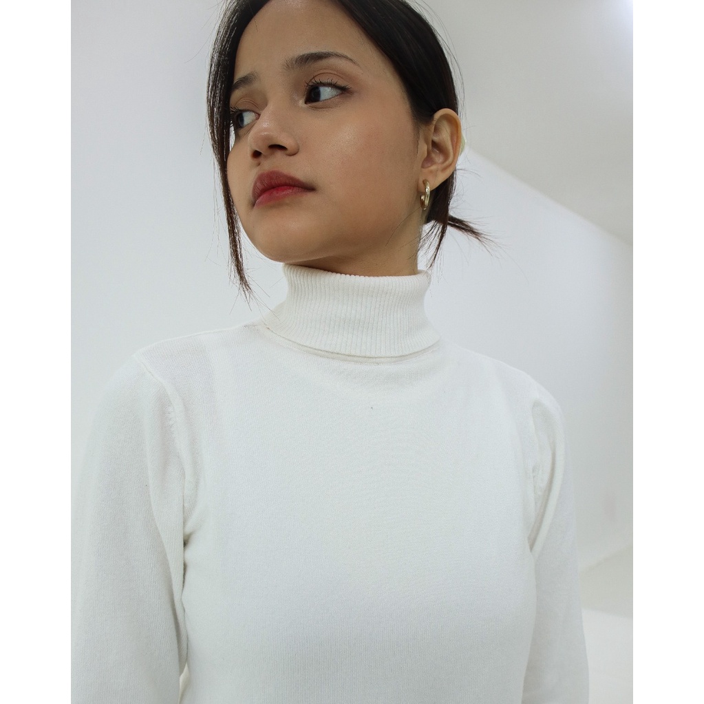 KAIAHATI - Bia High Neck Soft Knit Sweater All Colours