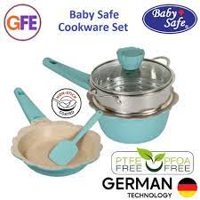 BABYSAFE baby cookware set. Panci steamer MPASI