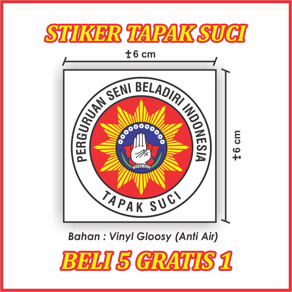 

STIKER TAPAK SUCI ANTI AIR