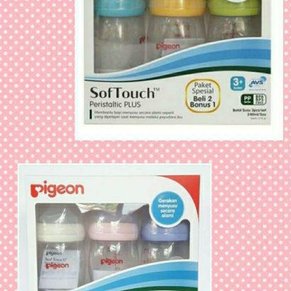 Dot Botol Susu Pigeon Wideneck 160Ml&240Ml