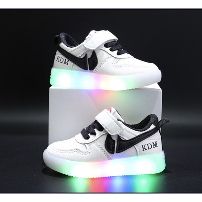 babyfit sepatu lampu LED crusade NAKE sneakers anak cewek cowok import gs-0324r