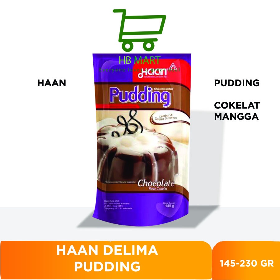 

Haan Pudding Chocolate / HAAN PUDDING MANGGA MANGGO 145gr