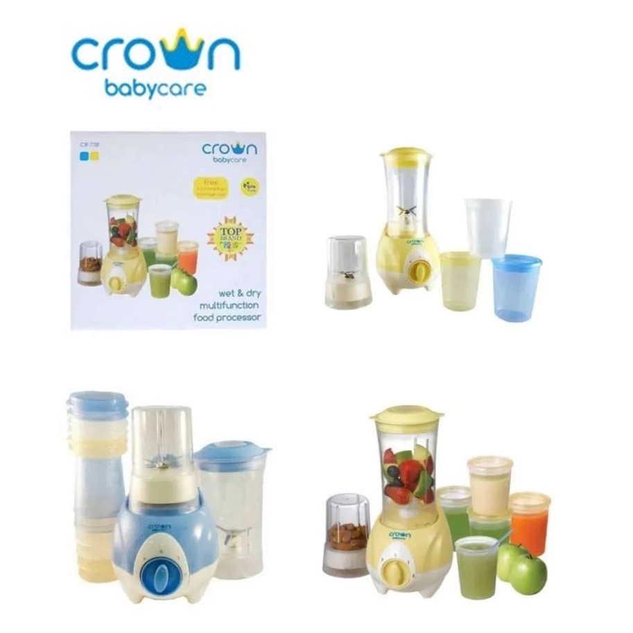 CROWN FOOD PROCESSOR CR-738 / BLENDER CROWN