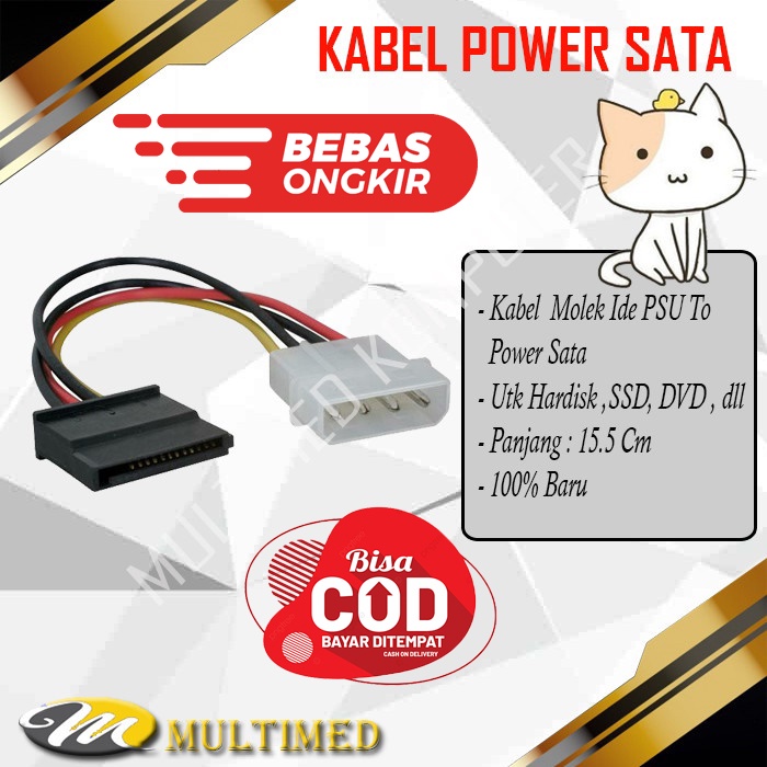 Kabel Power SATA