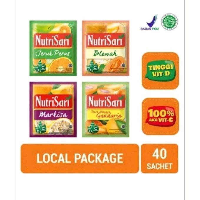 

Aneka rasa Nutrisari isi (10)pcs dalam 1renceng