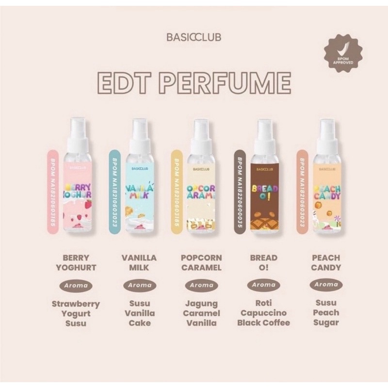 ❤ RATU ❤ Geamoore Clothes Perfume 70ml | Basicclub Perfume Body Mist Premium 100ml | Geamoore Parfum Badan Basic Club