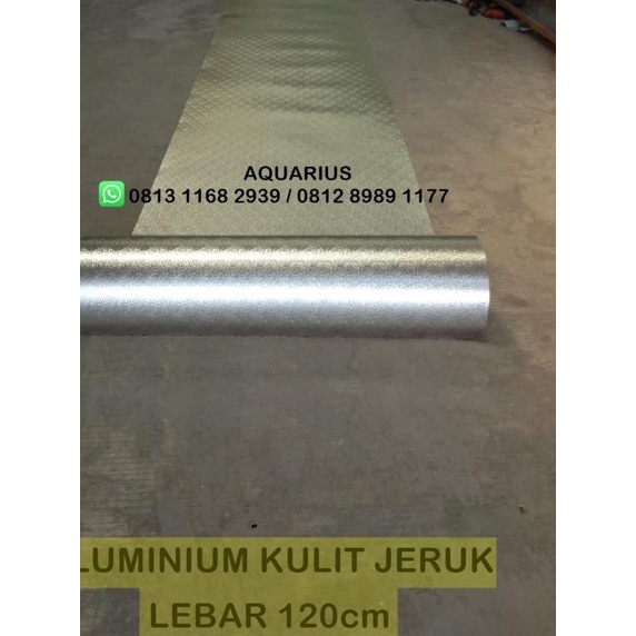 SENG TALANG / PLAT TALANG ALUMINIUM KULIT JERUK TEBAL 0.35MM