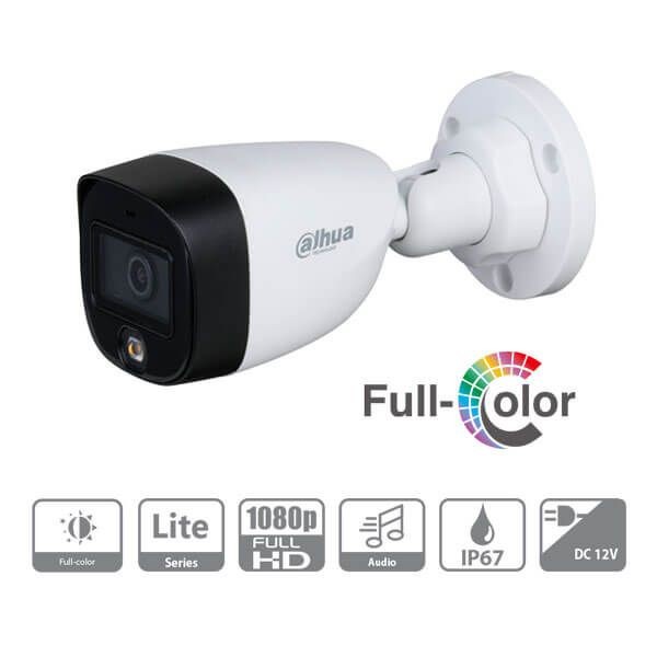Dahua DH HAC B1A29P Full Colour Kamera CCTV DAHUA Colorvu Outdoor 2Mp DAHUA COOPER