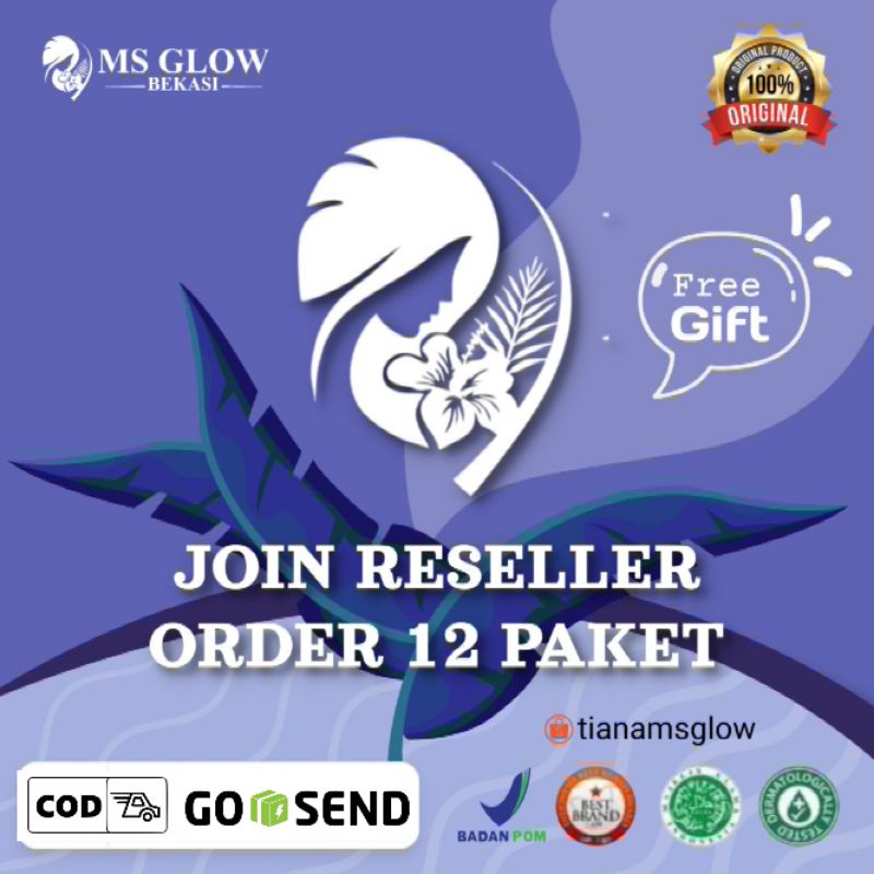 JOIN RESELLER MS GLOW 12 PAKET