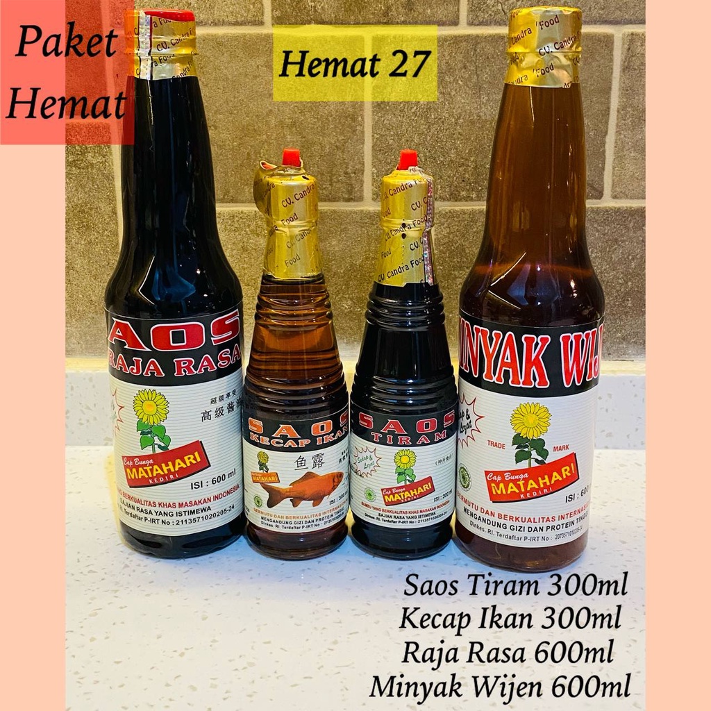 

Paket Hemat 27 | Halal (4 BOTOL)