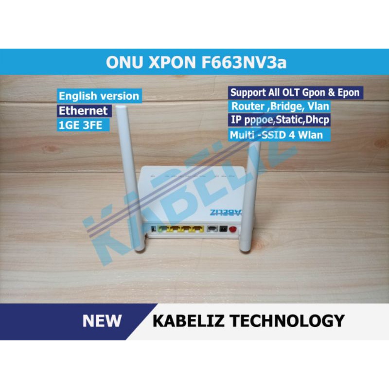 ONU XPON F663NV3A NEW ONT GPON ONU EPON SUPPORT ALL OLT GPON DAN OLT EPON WIFI MODEM ROUTER ZTE