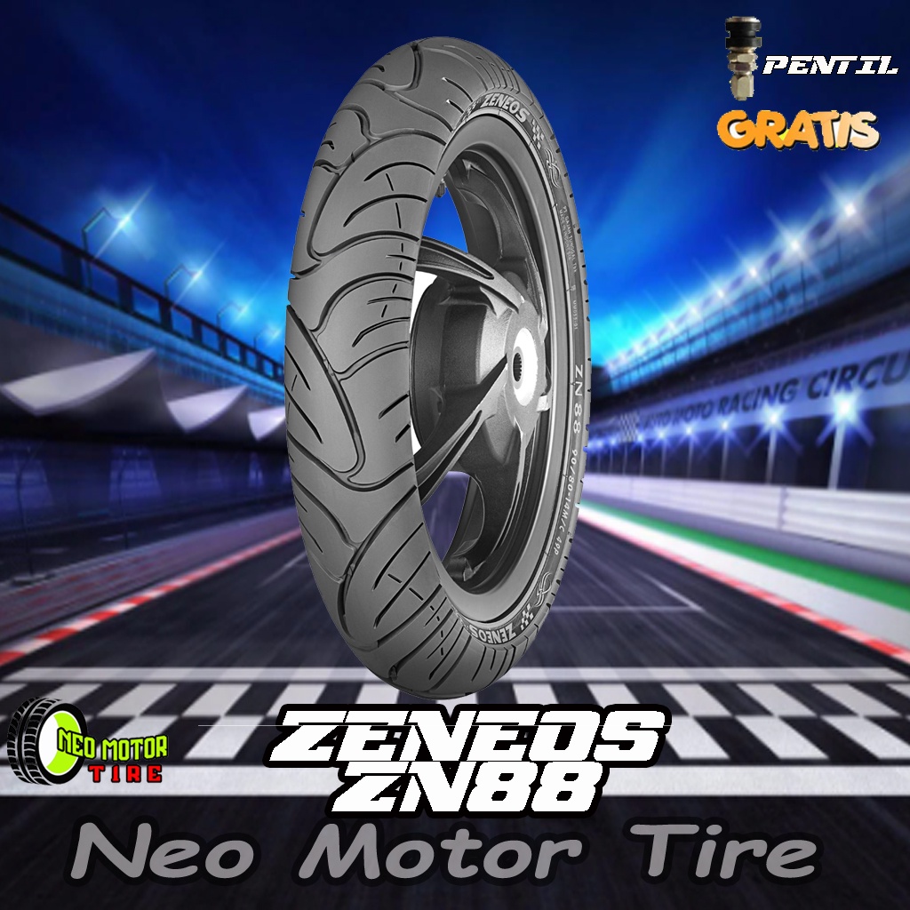 BAN MOTOR ZENEOS ZN88 80/80 RING 17 TUBELESS