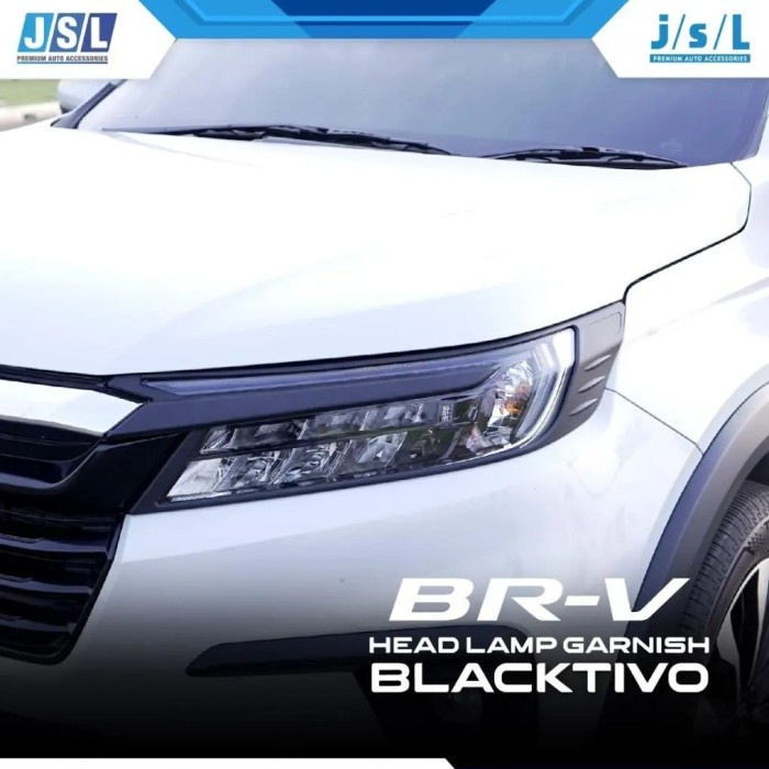 List Garnish lampu depan belakang headlamp stoplamp hitam BRV 2022