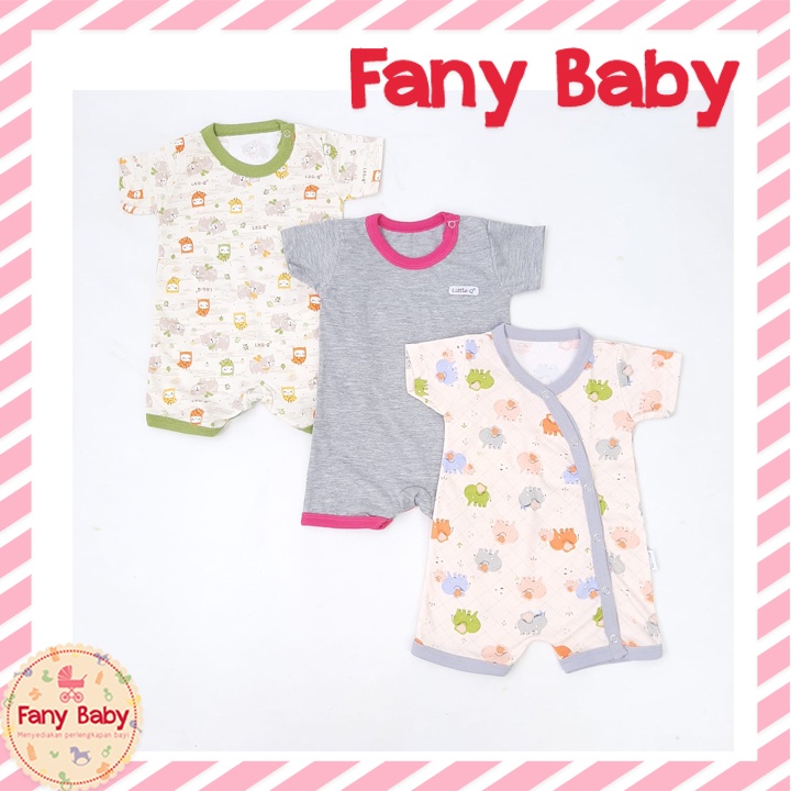 Little Queen Baby Romper Boy &amp; Girl isi 3pcs