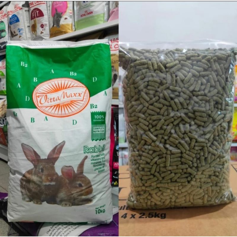 Makanan Rabbit Vittamaxx Rabbit Kemasan 5KG Repack / Vitamax Rabbit Paket 1KG × 5 Pack