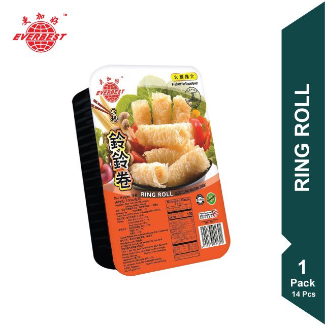 Kulit Kembang Tahu Gulung/Everbest Ring Roll Steam Boat 168 gr