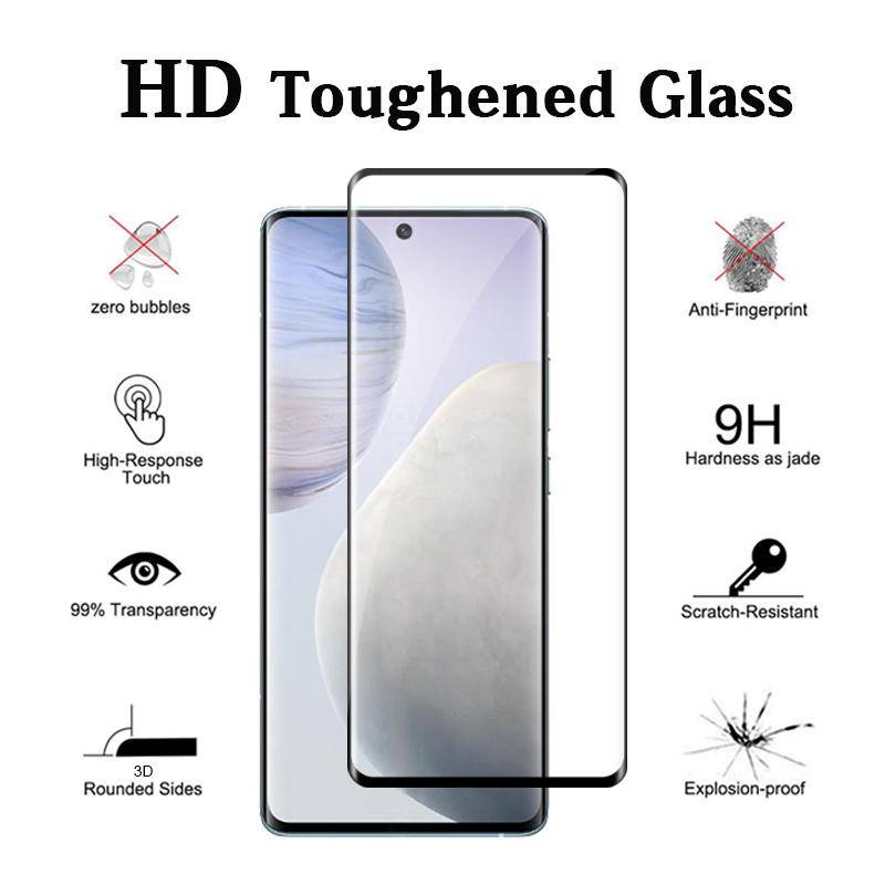 Pelindung Layar Tempered Glass Full Cover Untuk Vivo V23 Pro