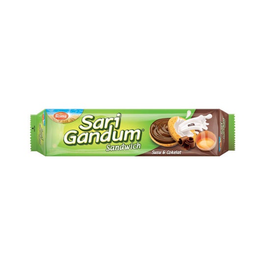 

roma sari gandum sandwich susu dan coklat 115gr