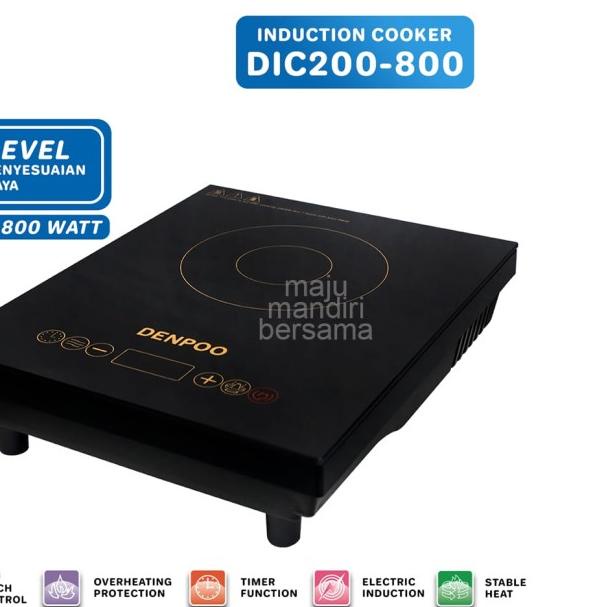 KOMPOR INDUKSI DENPOO DIC 200-800