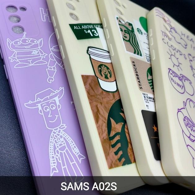 CASE MOTIF SAMSUNG A12 , M12 , A02S , A32 4G , A52 , A72 SOFTCASE UNGU - no 3, Samsung A72