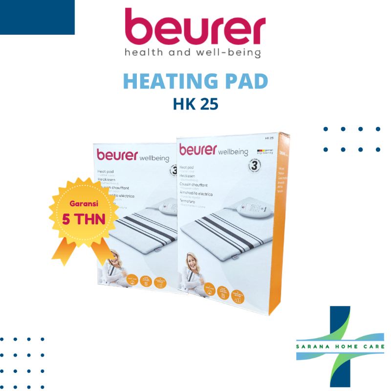BEURER Heating Pad HK25/alat terapi/terapi panas/penghangat tubuh/alat terapi elektrik