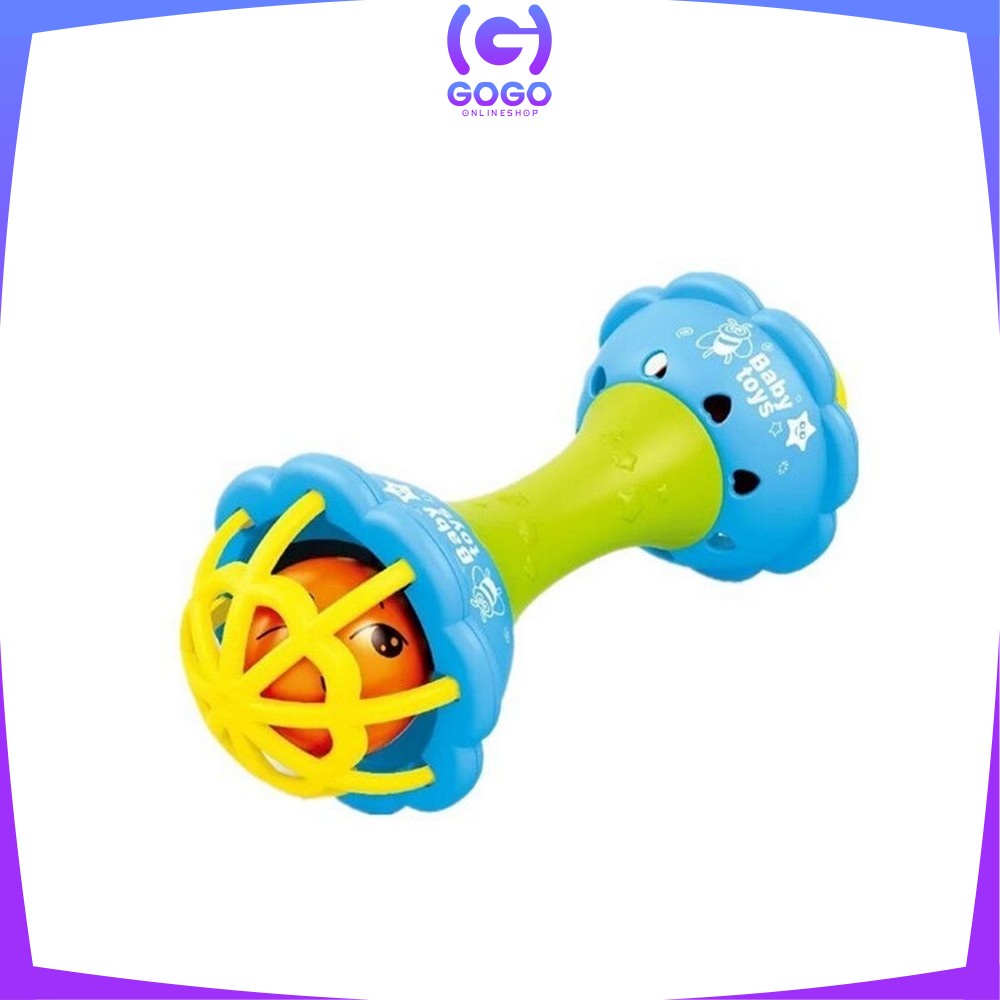 GOGO-M11 Mainan Bayi Rattle Stick Bunyi Kerincingan Baby Soft Teether Gigitan Bayi BPA Free