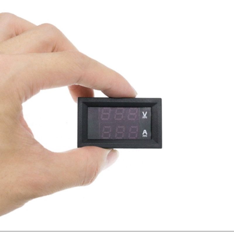 Panel Voltmeter Ammeter Digital DC 0-100V 10A Display Ganda 0.28&quot;