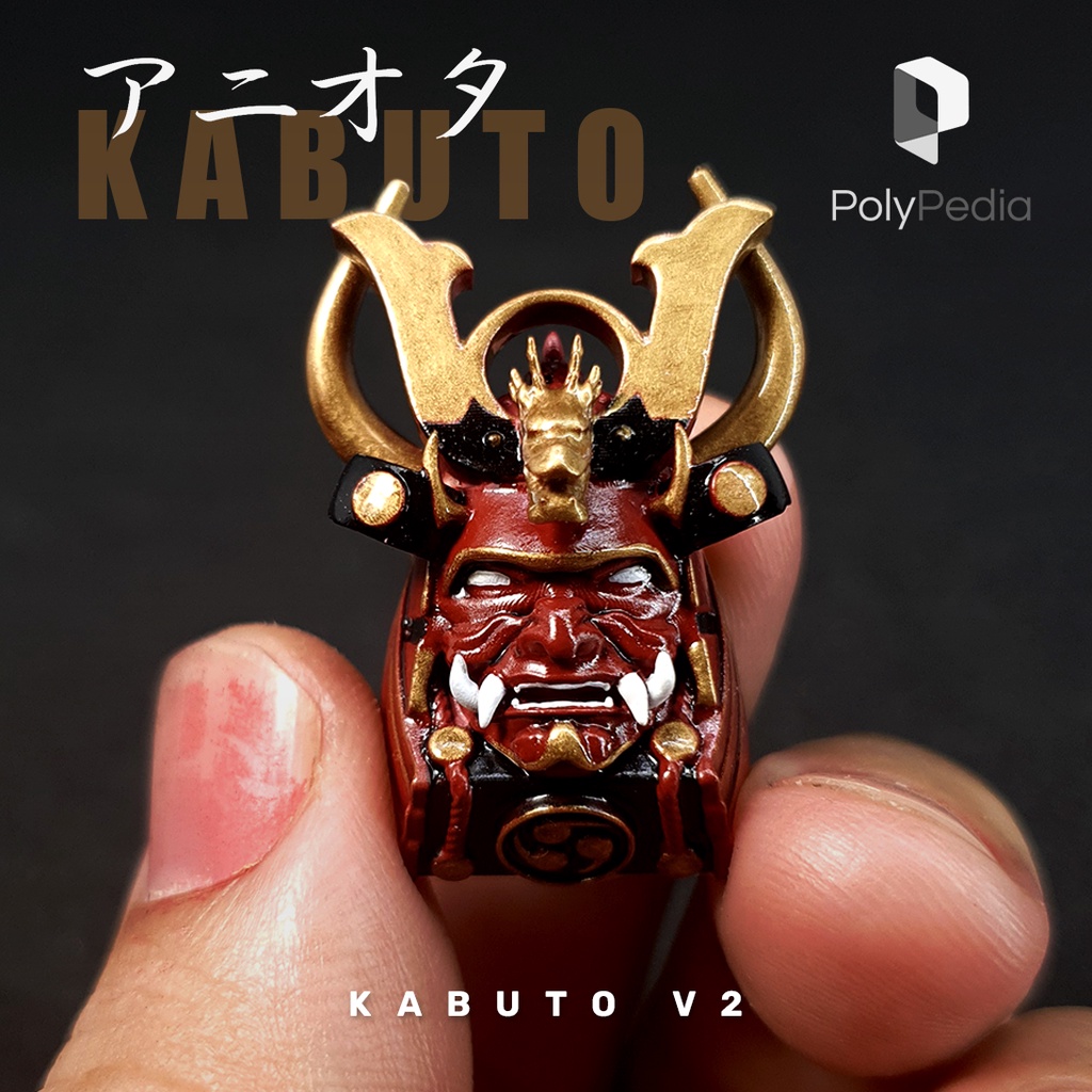 Samurai KABUTO Artisan Keycaps / Keycap V2
