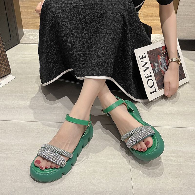 SN8246 - Sandal Wedges Tali Fashion Wanita