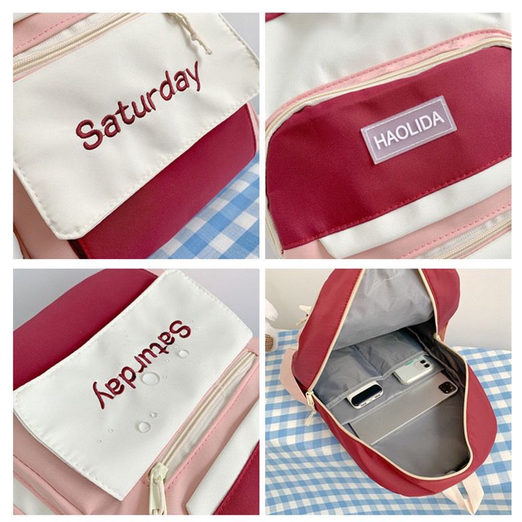 MV_Marvelouz MV804689 Tas RANSEL Wanita Canvas Include Gantungan Sapi Lucu terbaru 1kg bisa 2 tas supplier tas import EL 4689