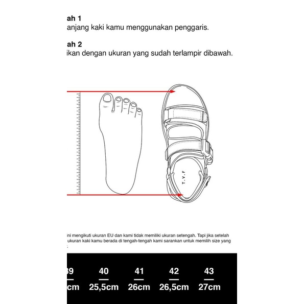 TVF Footwear - Sepatu Sandal UBUD Hitam - 43