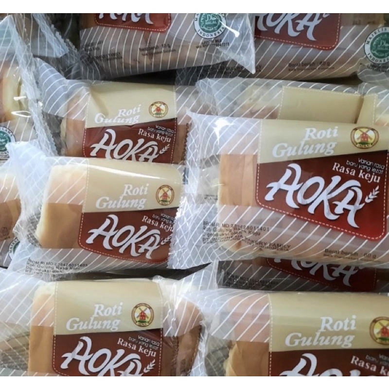 Roti Aoka / Roti Viral Gulung Keju