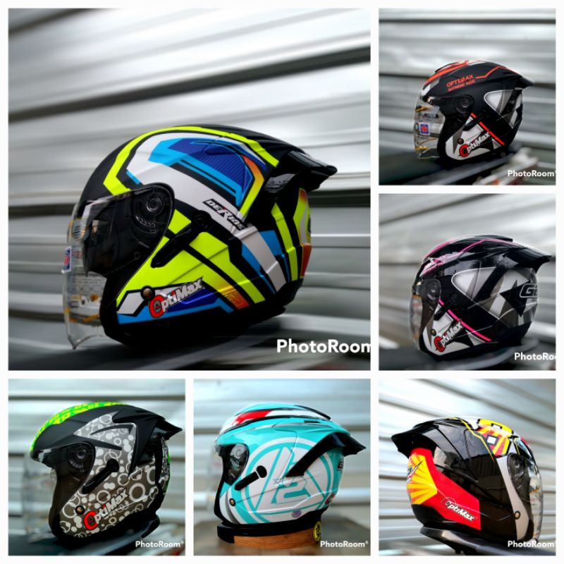 HELM G2 OPTIMAX PAKET SPOILER, HELM G2 PAKET GANTENG ORIGINAL