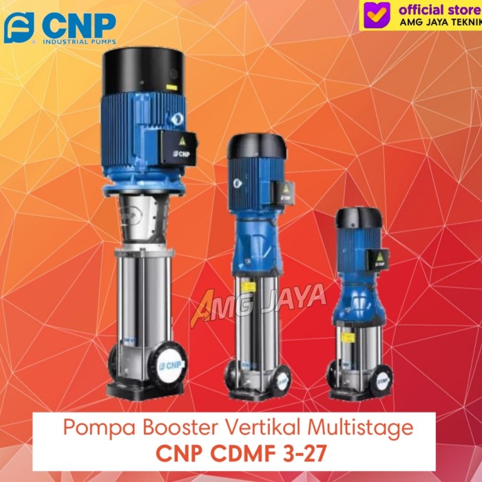 Jual Pompa Booster Air Vertikal CNP CDMF 327 3Kw 4Hp Hydrant Jockey