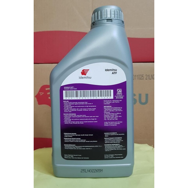 Oli transmisi matic ATF multipurpose merek idemitsu