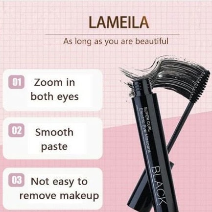 PAJ Lameila 772 Eye Mascara Electric Eye Rotary Brush Mascara Waterproff Tahan Air Mascara 3D Keriting Tebal Tiga Warna Maskara LA017 LA018 LA019 AK090