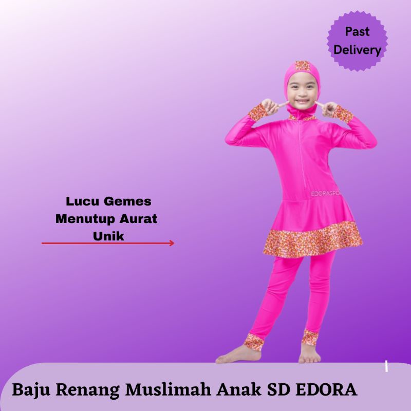 Baju Renang Muslimah anak SD EDORA