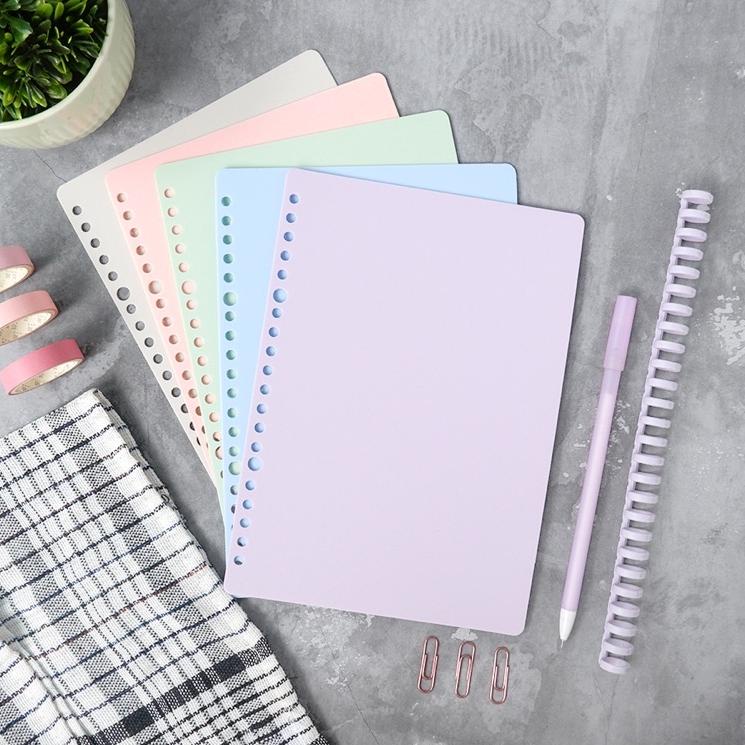 

STOCK TERBATAS Sampul Binder B5 A5 / Binder Cover / DIY Binder Cover Plastic / Binder Macaron ➤ 866